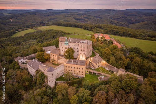 Castle Buchlovice Castle Buchlov at Sunset