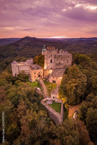 Buchlovice Castle Buchlov Castle at Sunset