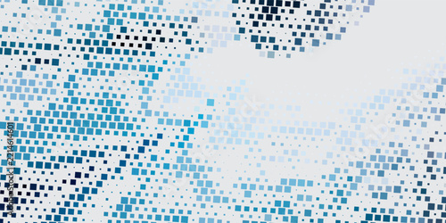 Abstract Blue Halftone Motion Background With Dynamic Dot Pattern and Speed Lines for Technology Designs