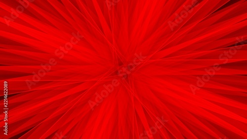 Dynamic crimson radiance forming an abstract light burst from the center, creating a vibrant and intense energetic background