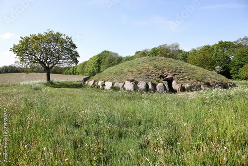 Grønhøj, a Neolithic passage grave over 5,000 years old located near Horsens, Denmark