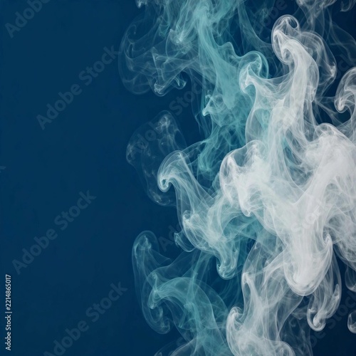 Minimal glowing data visualization waveform lines tech background