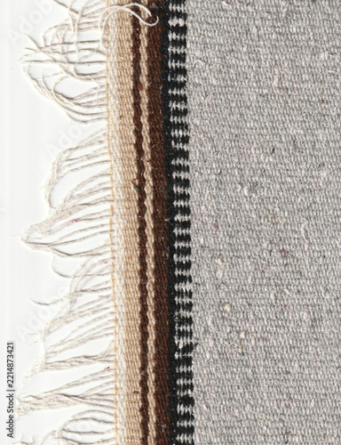 detail native american pattern cloth thread cover