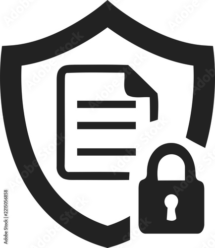Digital Security and Cybersecurity Icon