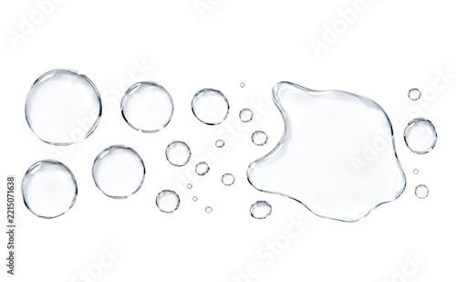transparent water drops texture