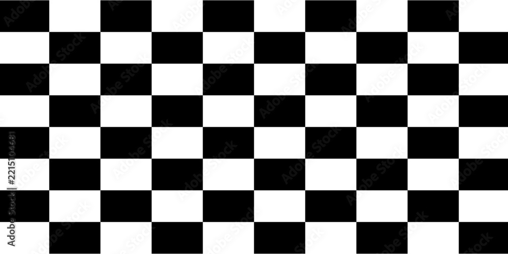 Obraz premium Checkered flag wave on white background design for sport race championship vector illustration.