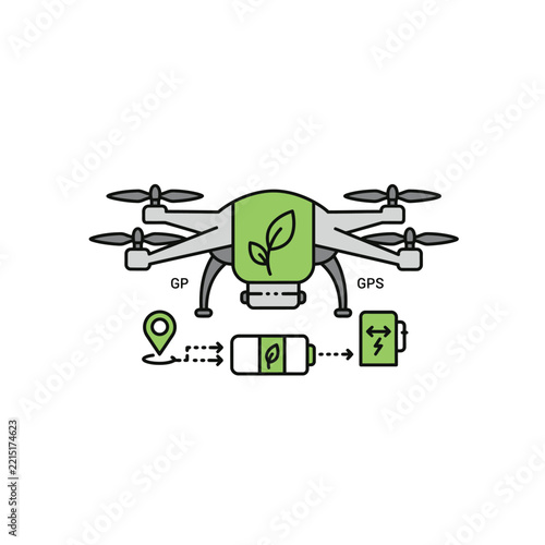 EcoFriendly Drone Technology for Sustainable Agriculture and Environmental Monitoring.