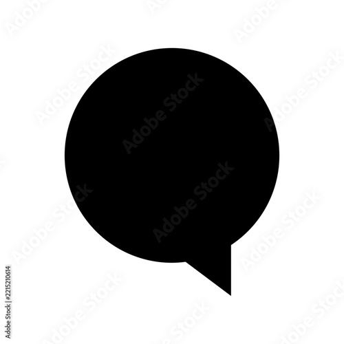 Chat icon bubble symbol graphic