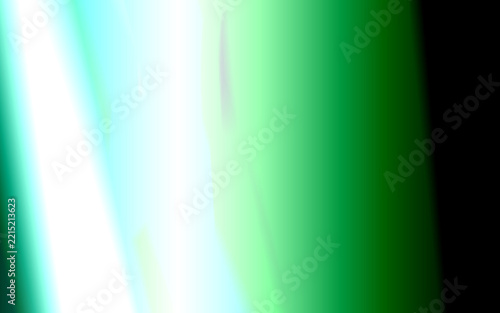 Bright Vertical Green Gradients And Glowing Light Beams On Dark Abstract