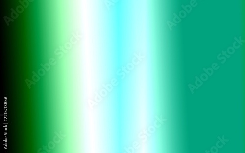 Luminous Vertical Green Light Waves And Glowing Gradients On Dark Surface