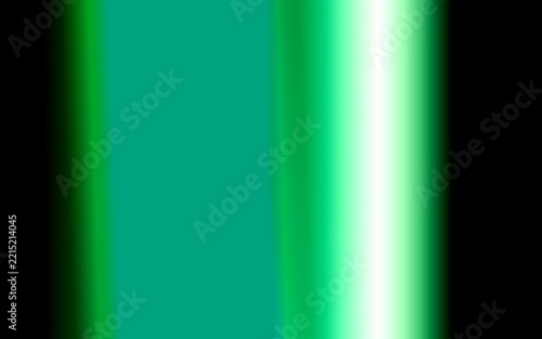 Bright Green Vertical Light Gradients And Glowing Lines On Dark Background