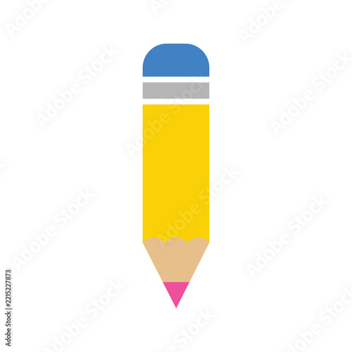 Pencil icon shows a yellow pencil with a pink tip