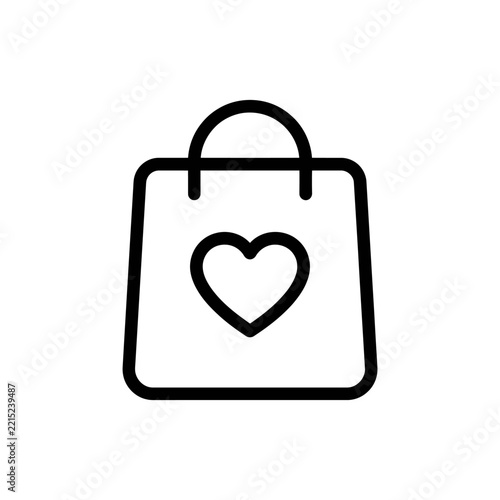 bag with heart