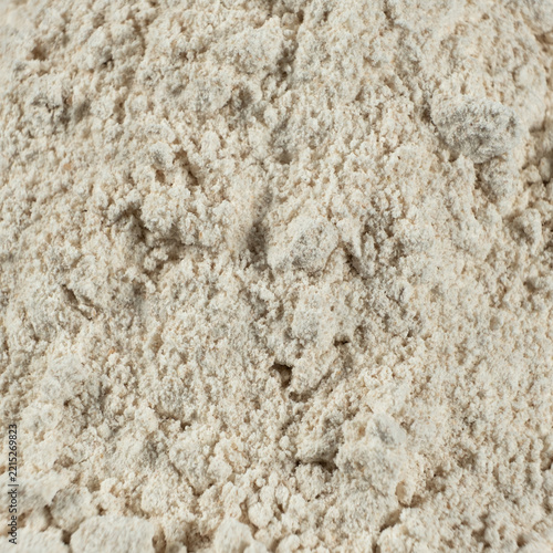 Spelt flour texture macro full frame close up