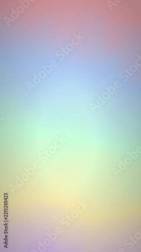 レインボーのスタジオ背景（水平方向の動き）