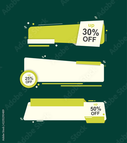 30% Off Sale Decoration Tag Sales Promotion Vector Illustration