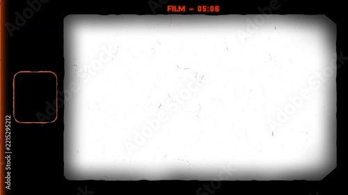 Super 8 mm Film with dust and scratches retro, for overlay your video 4K