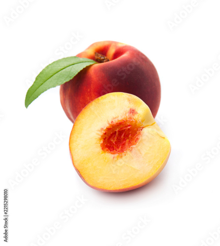 Sweet peaches with slick peaches