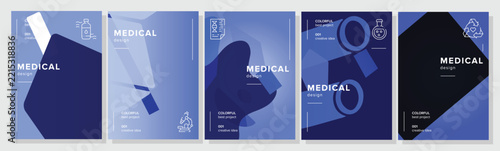 Flowing texture guide medical abstract geometric a4 poster. magazines graphical, post story, neutral direction, nature editable vector medical background illustration