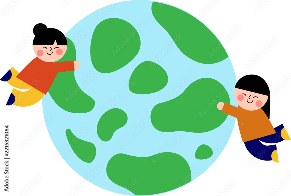 Fototapeta premium World Kindness Day Cute Vector Illustration