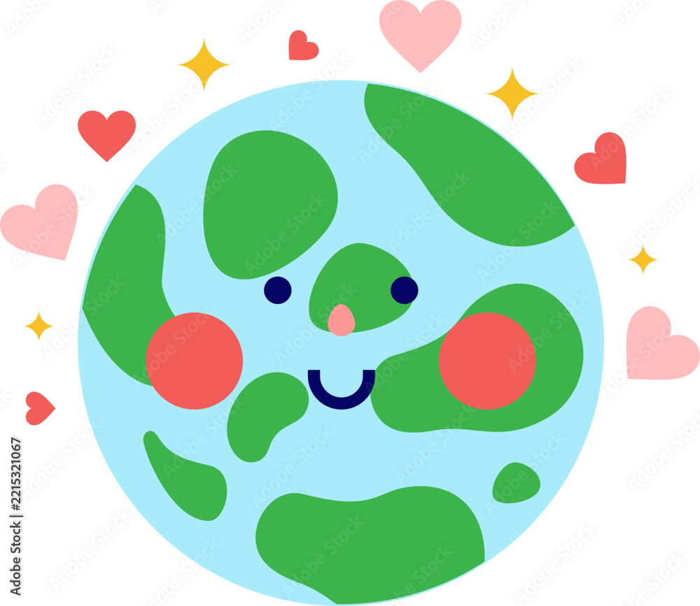 Fototapeta premium World Kindness Day Cute Vector Illustration