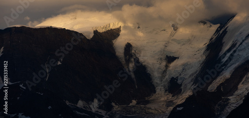 Snowy peak of my Mont blanc mountain 