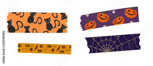 Set of washi tapes for halloween
