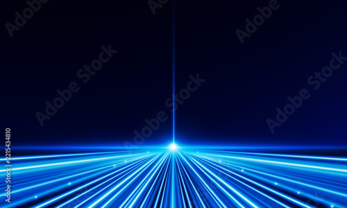 Abstract Door open Light of technology background Hitech communication concept innovation background vector design.
