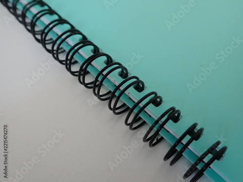 detail of a note book in the office