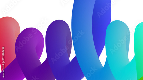 3d gradient color abstract background, Abstract 3d rendering of a modern geometric background. Minimalistic design for poster, cover, branding, banner