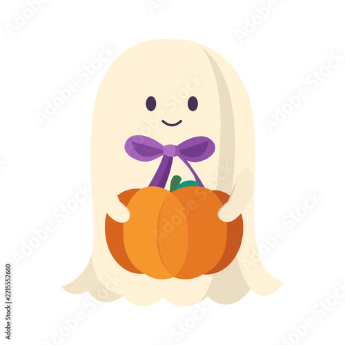Obraz na plátně Halloween boo
