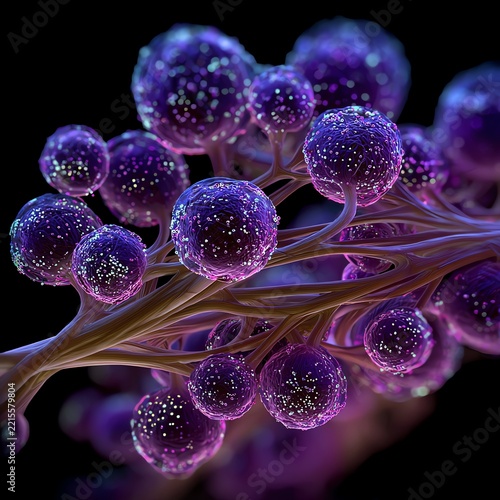 3d rendered illustration of a microscope