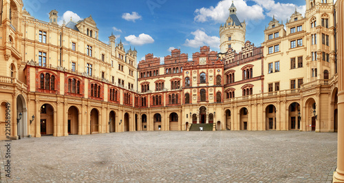 Schloss Schwerin Innenhof Deutschland