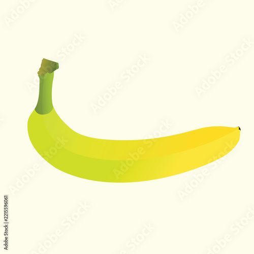 Realistic Banana Fruit Vector Illustration