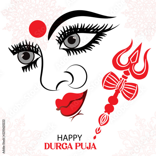 Durga Puja Festival Illustration