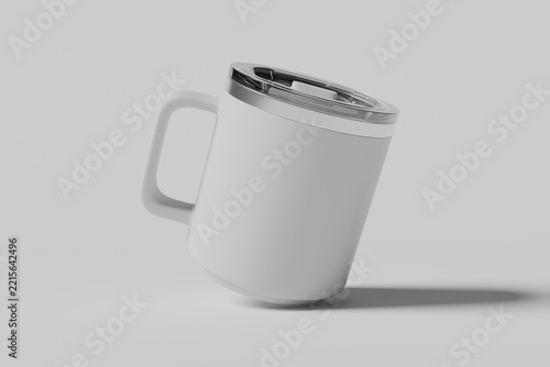 High Quality 3D Mug For Mockup With White Background