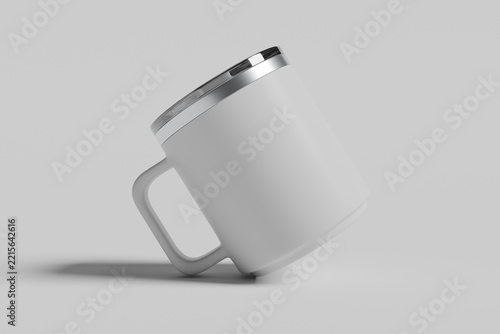 High Quality 3D Mug For Mockup With White Background