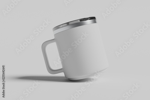 High Quality 3D Mug For Mockup With White Background
