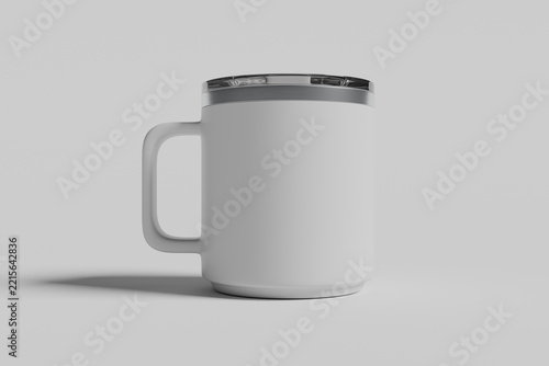 High Quality 3D Mug For Mockup With White Background