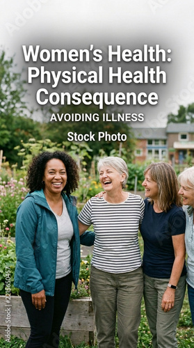 Diverse Womens Health Wellness Group Smiling Outdoors Embracing Healthy Lifestyle