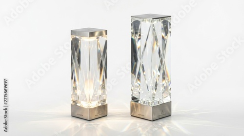 Set of futuristic lamp fiber optic light bursts isolated white background
