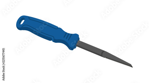 Keyhole Saw Vector Illustration