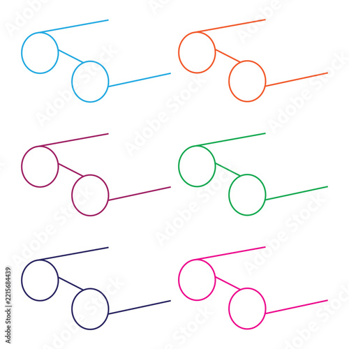 Glasses Icons Set