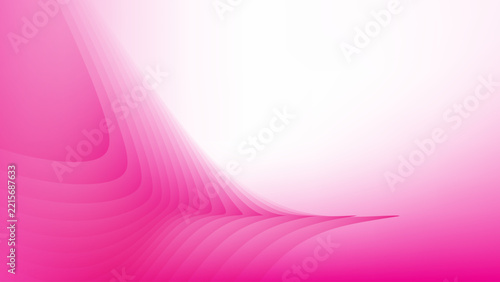 Abstract white and pink color, modern design stripes background with geometric round shape. Vector illustration.