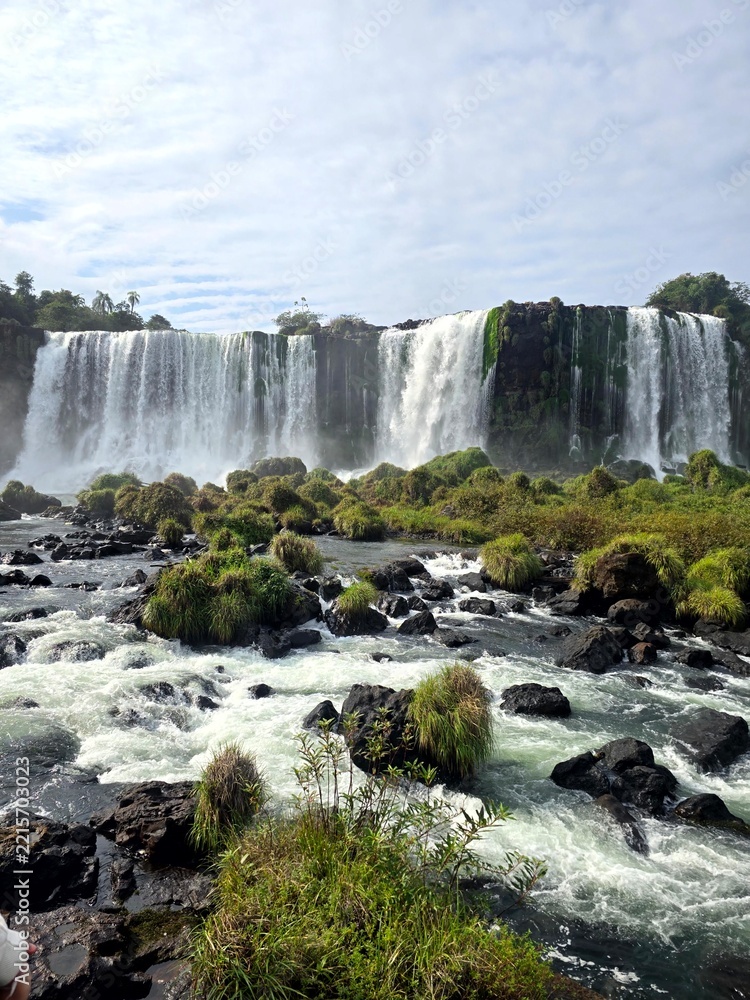 Fototapeta premium Views of the Iguacu Waterfall on the Brasilian Side