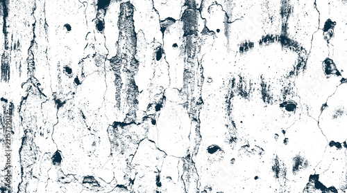 Distressed concrete texture with cracks and imperfections on transparent background cracked weathered