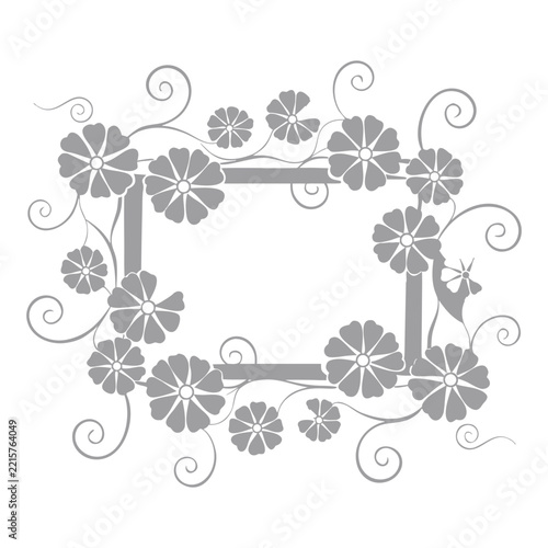Black silhouette of a mature tree with visible roots and leaves on white background branches