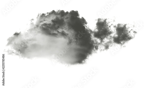 Beautiful realistic clouds shapes clip art background on isolated transparent background