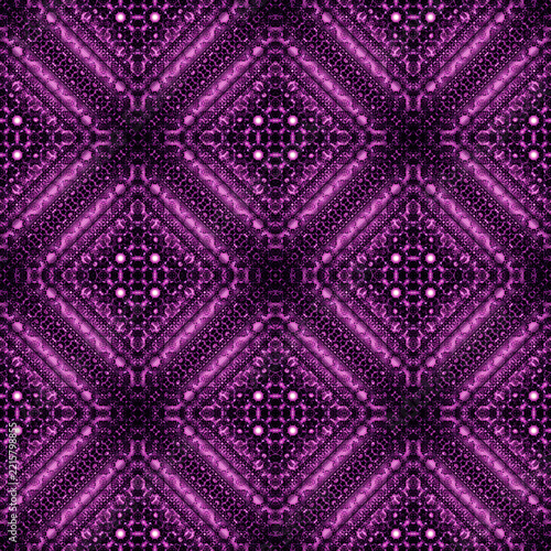 Multicolored abstract mosaic texture. Continuous tile illustration for wallpaper and fabric.