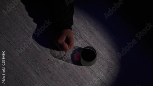 man alcoholic social problems concept sitting refusal of alcohol